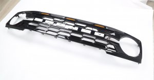 Ford Bronco Custom Grille - Sport Style w/ LED Lights - Matte Black Finish Ford Bronco Custom Grille - Sport Style w/ LED Lights - Matte Black Finish